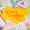image:imageAvery  Amy Tangerine Designer Collection Binder 1 Round Rings 175Sheet Capacity Find Inspiration 283211