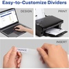 image:imageAvery Dividers for 3 Ring Binders 5 Tab Plastic Binder Dividers Pockets Insertable Big Tabs Pastel Classic Designs Extend Beyond Sheet Protectors 3 Sets 112555 tab
