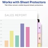 image:imageAvery Dividers for 3 Ring Binders 5 Tab Plastic Binder Dividers Pockets Insertable Big Tabs Pastel Classic Designs Extend Beyond Sheet Protectors 3 Sets 112555 tab