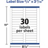 image:imageAvery File Folder Labels with TrueBlock Technology Permanent Adhesive 23 x 3716 LaserInkjet 2Pack 300 Labels Total 28593File Folder Labels