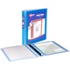 image:imageAvery FlexiView 3 Ring Binder 1 Inch Round Rings 1 Blue Binder 17607