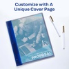 image:imageAvery Flexible View 3 Ring Binder 12 Inch Round Rings 1 Blue Binder 176701 Pack