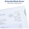 image:imageAvery Heavy Duty Plastic Document Sleeves Holds up to 25 Sheets 12 Clear Sleeves 72611