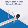 image:imageAvery Heavy Duty View 3 Ring Binder 15 One Touch Slant Ring Holds 85 x 11 Paper 1 Pacific Blue Binder 7972215 Pack of 6