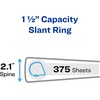 image:imageAvery Heavy Duty View 3 Ring Binder 15 One Touch Slant Ring Holds 85 x 11 Paper 1 Pacific Blue Binder 7972215 Pack of 6