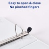 image:imageAvery HeavyDuty Framed View 3Ring Binder 1 EZD Rings 1 Navy Blue Binder 680551 inch