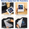 image:imageAvery Printable Heat Transfer Paper for Dark Fabrics 85 x 11 Inkjet Printer Compatible 5 Sheets of Iron On Transfer Paper Great for Custom Shirts Uniforms Gifts and More 3279White