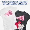 image:imageAvery Printable Heat Transfer Paper for Dark Fabrics 85 x 11 Inkjet Printer Compatible 5 Sheets of Iron On Transfer Paper Great for Custom Shirts Uniforms Gifts and More 3279Glitter