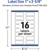 image:imageAvery Printable Rectangle Labels Sure Feed Technology Double Gold Border Florals Design 1 x 258 Matte White Permanent Labels LaserInkjet 160 Total Great for AddressingBlue Border With Gold Dots