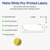 image:imageAvery Printable Rectangle Labels Sure Feed Technology Double Gold Border Florals Design 1 x 258 Matte White Permanent Labels LaserInkjet 160 Total Great for AddressingGreen Florals With Gold Dots