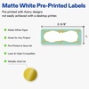 image:imageAvery Printable Rectangle Labels Sure Feed Technology Double Gold Border Florals Design 1 x 258 Matte White Permanent Labels LaserInkjet 160 Total Great for AddressingMint Border W Gold Bow