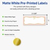 image:imageAvery Printable Rectangle Labels Sure Feed Technology Double Gold Border Florals Design 1 x 258 Matte White Permanent Labels LaserInkjet 160 Total Great for AddressingPink Stripes With Metallic Gold Bow