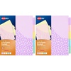 image:imageAvery Dividers for 3 Ring Binders 5 Tab Plastic Binder Dividers Pockets Insertable Big Tabs Pastel Classic Designs Extend Beyond Sheet Protectors 3 Sets 112555 tab Pack of 2