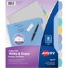 image:imageAvery Durable WriteOn Plastic Dividers with Erasable Tabs11 x 8 12 Multicolor 8 Tabs24 Sets