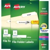 image:imageAvery File Folder Labels with TrueBlock Technology Permanent Adhesive 23 x 3716 LaserInkjet 2Pack 300 Labels Total 28593File Folder Labels