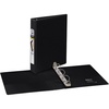 image:imageAvery Mini Durable View 3 Ring Binder Holds 55 x 85 Paper 1 Round Rings 175Sheet Capacity 14 Inch Wide Spine 1 Black Binder Great for Home School Supplies Office and More 171671 Pack of 12