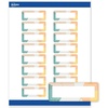 image:imageAvery Printable Rectangle Labels Sure Feed Technology Double Gold Border Florals Design 1 x 258 Matte White Permanent Labels LaserInkjet 160 Total Great for AddressingColor Block With Metallic Gold Veins