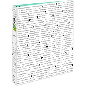 image:imageAvery  Amy Tangerine Designer Collection Binder 1 Round Rings 175Sheet Capacity Find Inspiration 283211