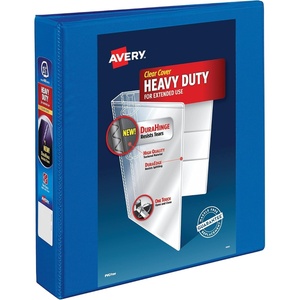 image:imageAvery Heavy Duty View 3 Ring Binder 15 One Touch Slant Ring Holds 85 x 11 Paper 1 Pacific Blue Binder 7972215 Pack of 6
