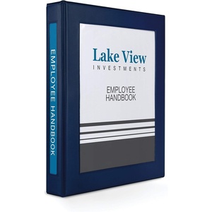 image:imageAvery HeavyDuty Framed View 3Ring Binder 1 EZD Rings 1 Navy Blue Binder 680551 inch