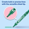 image:imageAvery Marks A Lot Permanent Markers Large DeskStyle Size Chisel Tip Value Pack 36 Green Markers Total Ideal for Signs Posters Labeling and More 98241Green