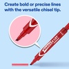 image:imageAvery Marks A Lot Permanent Markers Large DeskStyle Size Chisel Tip Value Pack 36 Green Markers Total Ideal for Signs Posters Labeling and More 98241Red