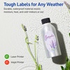 image:imageAvery Outdoor Waterproof Oval Labels with Sure Feed Technology 15 x 25 White Film Compatible with Laser Printers 450 Labels Total Great for Product Branding Packaging and More1 800 labels
