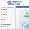 image:imageAvery Outdoor Waterproof Rectangle Labels with Sure Feed Technology 4 x 6 White Film PrinttoTheEdge Compatible with Laser Printers 50 Labels Total100 labels
