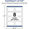 image:imageAvery Printable Rectangle Cards Sure Feed Technology 2 x 35 Matte White with Double Black Border Design Laser amp Inkjet Compatible 80 Total Great for Branding Weddings and MoreBlack  White Polka Dots