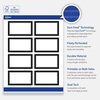 image:imageAvery Printable Rectangle Cards Sure Feed Technology 2 x 35 Matte White with Double Black Border Design Laser amp Inkjet Compatible 80 Total Great for Branding Weddings and MoreDouble Black Border