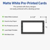 image:imageAvery Printable Rectangle Cards Sure Feed Technology 2 x 35 Matte White with Double Black Border Design Laser amp Inkjet Compatible 80 Total Great for Branding Weddings and MoreBlack  White Polka Dots