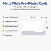 image:imageAvery Printable Rectangle Cards Sure Feed Technology 2 x 35 Matte White with Double Black Border Design Laser amp Inkjet Compatible 80 Total Great for Branding Weddings and MoreBlue Waves