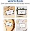 image:imageAvery Printable Rectangle Cards Sure Feed Technology 2 x 35 Matte White with Double Black Border Design Laser amp Inkjet Compatible 80 Total Great for Branding Weddings and MoreDouble Black Border