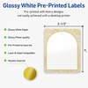 image:imageAvery Printable Rectangle Labels Gold Beads 4 x 313 Glossy White Rectangle Labels Permanent LaserInkjet 40ct Great for Product MerchandisingArched Metallic Gold Florals