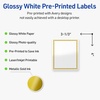 image:imageAvery Printable Rectangle Labels Gold Beads 4 x 313 Glossy White Rectangle Labels Permanent LaserInkjet 40ct Great for Product MerchandisingGold Beads