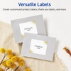 image:imageAvery Printable Rectangle Labels Gold Beads 4 x 313 Glossy White Rectangle Labels Permanent LaserInkjet 40ct Great for Product MerchandisingGold Blush