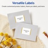 image:imageAvery Printable Rectangle Labels Gold Beads 4 x 313 Glossy White Rectangle Labels Permanent LaserInkjet 40ct Great for Product MerchandisingGold Dots Edge