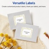 image:imageAvery Printable Rectangle Labels Gold Border Gold Dots 4 x 313 Matte White Rectangle Labels Permanent LaserInkjet 40ct Great for Product MerchandisingGold Monstera Leaves