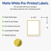 image:imageAvery Printable Rectangle Labels Gold Border Gold Dots 4 x 313 Matte White Rectangle Labels Permanent LaserInkjet 40ct Great for Product MerchandisingGold Beads