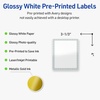 image:imageAvery Printable Rectangle Labels Gold Dots Blue Border 4 x 313 Glossy White Rectangle Labels Permanent LaserInkjet 40ct Great for Product MerchandisingBlue Border With Gold Dots
