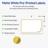 image:imageAvery Printable Rectangle Labels Gold Dots Green Florals 2 x 3 Matte White Rectangle Labels Permanent LaserInkjet 80ct Great for Product MerchandisingDouble Gold Border With Florals