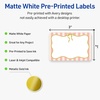 image:imageAvery Printable Rectangle Labels Gold Dots Green Florals 2 x 3 Matte White Rectangle Labels Permanent LaserInkjet 80ct Great for Product MerchandisingPink Stripes With Metallic Gold Bow