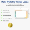 image:imageAvery Printable Rectangle Labels Gold Dots Green Florals 2 x 3 Matte White Rectangle Labels Permanent LaserInkjet 80ct Great for Product MerchandisingColor Block With Metallic Gold Veins