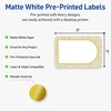 image:imageAvery Printable Rectangle Labels Gold DoubleDipped Edge 2 x 3 Matte White Rectangle Labels Permanent LaserInkjet 80ct Great for Product MerchandisingArched Metallic Gold Florals