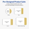 image:imageAvery Printable Rectangle Labels Gold DoubleDipped Edge 2 x 3 Matte White Rectangle Labels Permanent LaserInkjet 80ct Great for Product MerchandisingDouble Dipped Gold Edge