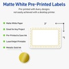image:imageAvery Printable Rectangle Labels Gold DoubleDipped Edge 2 x 3 Matte White Rectangle Labels Permanent LaserInkjet 80ct Great for Product MerchandisingGold Border With Gold Dots
