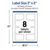 image:imageAvery Printable Rectangle Labels Gold DoubleDipped Edge 2 x 3 Matte White Rectangle Labels Permanent LaserInkjet 80ct Great for Product MerchandisingGold Beads