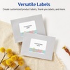 image:imageAvery Printable Rectangle Labels Gold amp Navy Border Florals 4 x 313 Matte White Rectangle Labels Permanent LaserInkjet 40ct Great for Product MerchandisingWatercolors With Gold Ginkgo Leaves