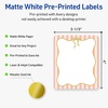 image:imageAvery Printable Rectangle Labels Gold amp Navy Border Florals 4 x 313 Matte White Rectangle Labels Permanent LaserInkjet 40ct Great for Product MerchandisingPink Stripes With Metallic Gold Bow