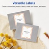 image:imageAvery Printable Rectangle Labels Gold amp Navy Border Florals 4 x 313 Matte White Rectangle Labels Permanent LaserInkjet 40ct Great for Product MerchandisingPink Stripes With Metallic Gold Bow